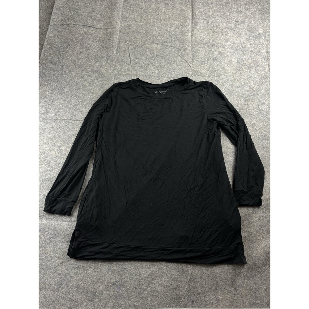 Faceplant Dreams‎ Longsleeve Pockets Tunic Soft Lounge Pullover Bamboo Women's M